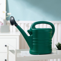 园艺用品洒水壶 大容量花卉植物浇水壶 家用浇花种菜长嘴淋水壶8L 深绿色