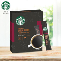 星 巴 克(Starbucks)黑咖啡美式 速溶咖啡 深度烘焙 10条/盒 一盒