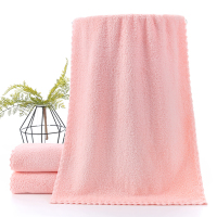 巾媒毛巾 珊瑚绒切边单条毛巾 35*75 一条