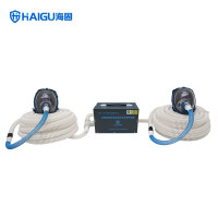 海固 HG-DHZK 20AH6.0A 彩屏智能型电动送风式长管呼吸器 全面罩Q2双人 一套