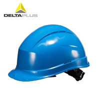 代尔塔 石英3型 工地安全帽 头盔防砸吸汗 石英3型(102008) 蓝色