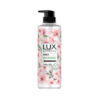 力士(LUX)植萃精油香氛沐浴露 樱花香与烟酰胺 清透焕彩 550g 一瓶