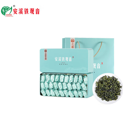 铁观音2023新秋茶茶叶特级清香型西坪产区乌龙茶礼袋装500g 一盒