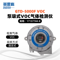 英思科GTD-5000F VOC 泵吸式VOC气体检测仪17157744-8 可测VOC 灰色