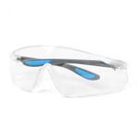 霍尼韦尔300510CN S300L透明镜片 灰蓝镜框 加强耐刮擦眼镜10个