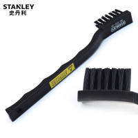 史丹利刷子66-012-23 小型直柄防静电刷178MM直柄防静电刷子牙刷型毛刷清洁刷 十件