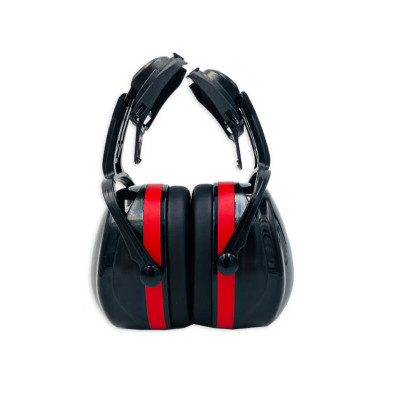 耐呗斯 NBS32E10 24dB隔音耳罩 挂安全帽式防噪音睡眠耳机 黑色绝缘款 1副一盒