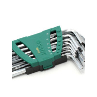 世达(SATA)10件加长球头内六角扳手组套 9112 一套