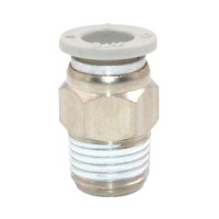 亚德客(AirTAC) 外螺纹管接头 直通型 螺纹1/4 配管10mm PC1002 一个(20个起订)