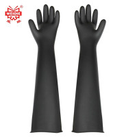 威蝶 耐酸碱手套(60cm) 黑色 一双