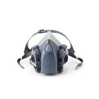 3M 7502防毒面具主体 防工业粉尘防尘防颗粒防雾霾 需搭配滤毒盒使用 一个