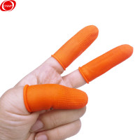 谋福CNMF 乳胶手指套 一次性无尘电子车间指套 164 大号 100个/包 一包