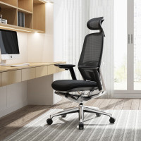 okamura奥卡姆拉 人体工学椅 电脑椅子办公椅 冈村Sagesse久坐舒适 曜石黑
