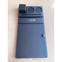 会议室皮革杯垫 含文件夹 3孔杯垫 糖果盒 定制logo