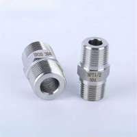 阿托拉思 不锈钢六方双外丝直接 1-1/4"