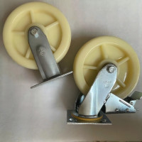 申牌万向轮(SHENPAICaster) 尼龙重型脚轮 万向带刹车8寸