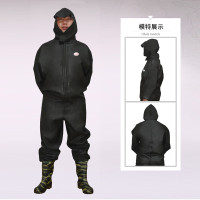 薪薪/君御 65丝全身拉销连体下水 41码 军绿 SF-65