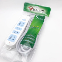 赫德世嘉(HEARDSGA)公牛GN-607 3米四位十四孔带线插排四位多孔家用插座插线板排插拖线板(10个起订)