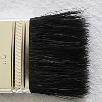 和畅(HC)厚棕毛油漆专用黑毛刷4号