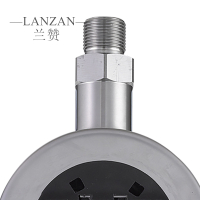 兰赞(LANZAN)不锈钢高精度耐震精密水压数显压力表