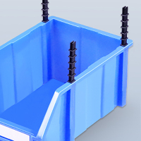 同祥(TONGXIANG)蓝色物料盒收纳盒520*380*170mm