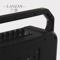 兰赞(LANZAN) 大音量自带话筒户外用便携式音箱