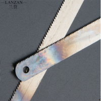 兰赞(LANZAN) 手用钢锯条高碳钢锯条 20根(中齿)
