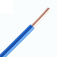绝缘铜芯低烟无卤阻燃WDZB-BYJ 2.5平方100米 蓝色