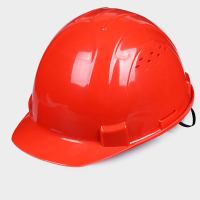 定制款ABS透气霍尼韦尔工地施工安全帽 红色