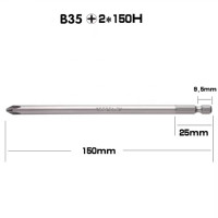 新亚工具(XINYA TOOLS)六角柄十字批头,NO.B35(+2*150H),4907587326867,10支/包