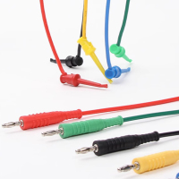 宝合(BOOHER)4mm香蕉插转微型钩线 ETA4508 3A 红色 1.2m 1根/包