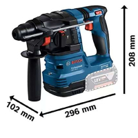 博世(BOSCH)18V锂电无刷电锤GBH 185-LI 两电一充