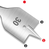 LANZAN 高硬度木工扁钻30MM