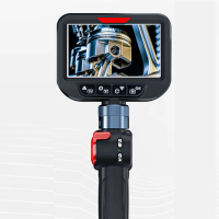 LANZAN 带屏幕内窥镜两向360度旋转H408B IP65一米防水探头H408B