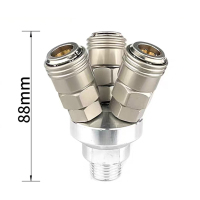 LANZAN 一转三快插接头圆三通