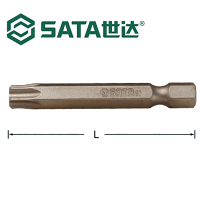 世达(SATA)5件套6.3MM系列50MM长花形旋具头T20(SA59334)