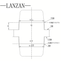 LANZAN 定位臂槽检测样板SW-160(含检测费)