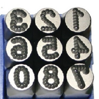 TYD 8#点状字头(0-9 )