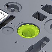 ZEBILI 强粘覆膜标签色带18mm