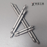 新亚工具(XINYA TOOLS) 特制10件套6.3MM长抗冲击双头十字旋具头150mm