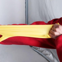 亿丽佳(eleGa)耐用弹力清洗胶皮通用黄色gloves