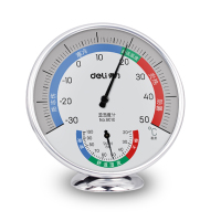 得力(deli)高精度温湿度计WS2080A