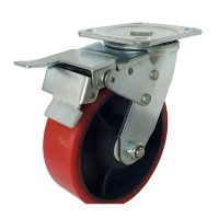 k万向轮带刹车8寸