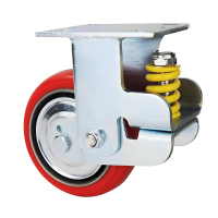 K定向弹簧减震轮 8寸 定向