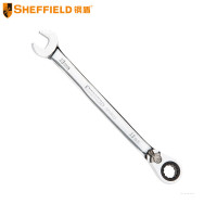 钢盾 公制精抛光双向棘开两用快扳13mm s018813