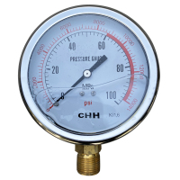 skh耐震压力表YN60BF 0-100MPa