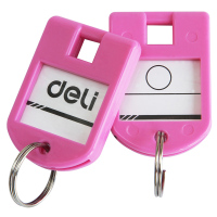 得力(deli) 9330 钥匙牌 钥匙扣 钥匙保管箱专用 单个装