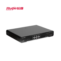 锐捷 8口千兆交换机二层网管接入 RG-NBS3100-8GT2SFP 2个千兆光口 企业监控工程高性能业务分流器