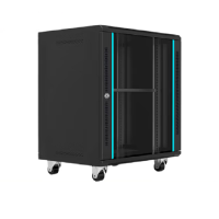 锐麦钊为 网络机柜墙柜 交换机机柜弱电监控加厚钢化玻璃小型机柜