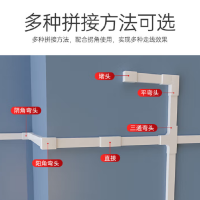 锐麦钊为 pvc线槽明装走线槽明线理线槽方形线槽加厚带背胶1米/根